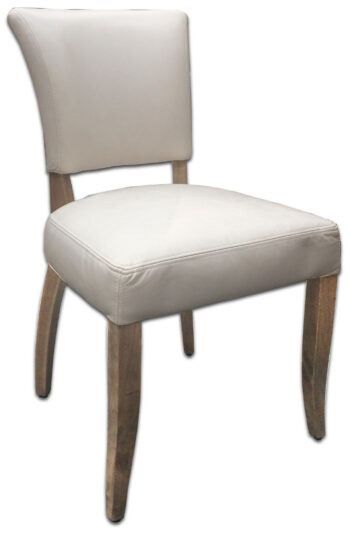 Mimi Dining Chair Riders White & Weathered Oak