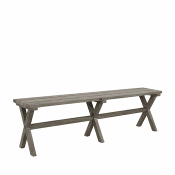 Artwood Cross Outdoor Bench