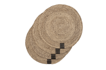 Hemp Braided Placemats - Set 4