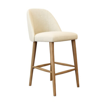 Dupont Low Bar Stool - Sophie Linen