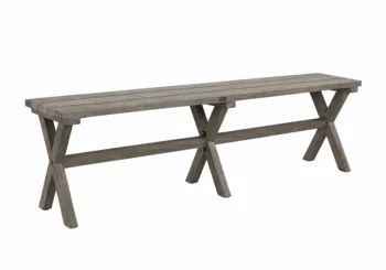 Artwood Cross Outdoor Bench