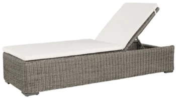 An outdoor sunlounger from Artwood in a beautiful vintage weave.