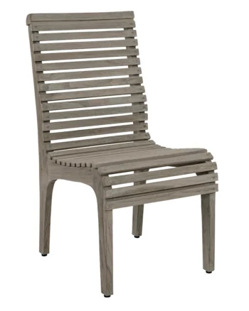 Artwood outdoor slatted teak dining chair with a lovely Mediterranean feel.