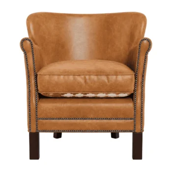 Halo Professor Leather Armchair Riders Nut
